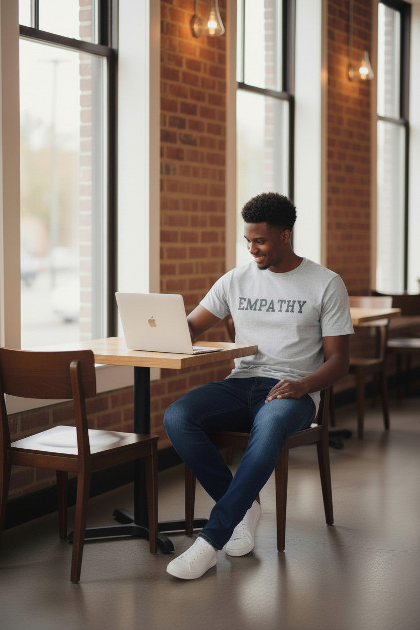 Empathy T-Shirt | Minimalist Inspirational Tee | Positive Message Streetwear