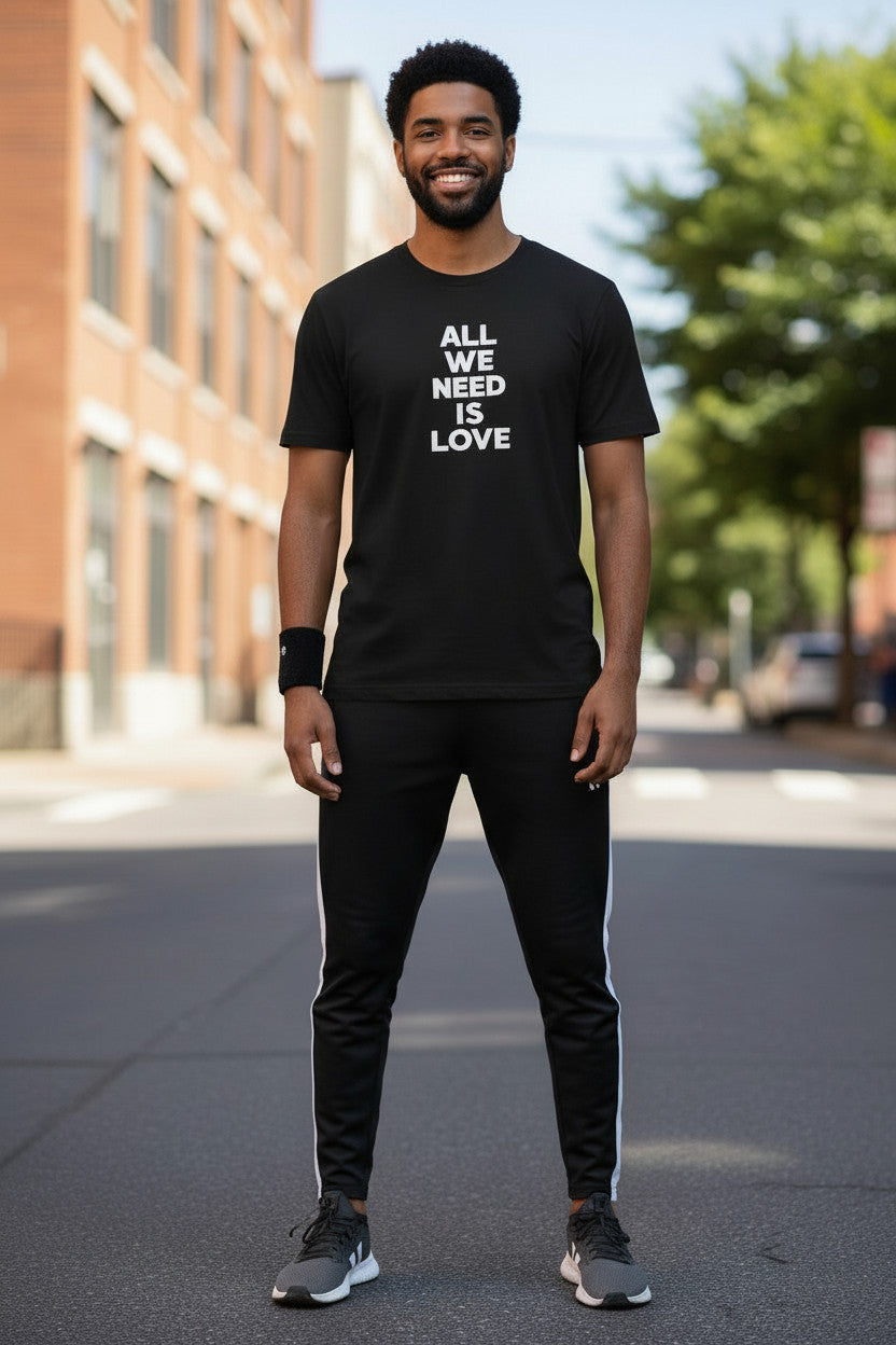 All We Need Is Love T-Shirt | Inspirational Graphic Tee | Unisex Streetwear